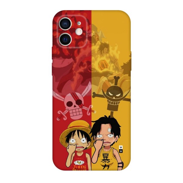 Luffy And Ace Back Case for iPhone 12 Pro